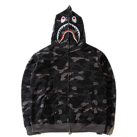 bathing ape zip up|bape sweatshirt black.